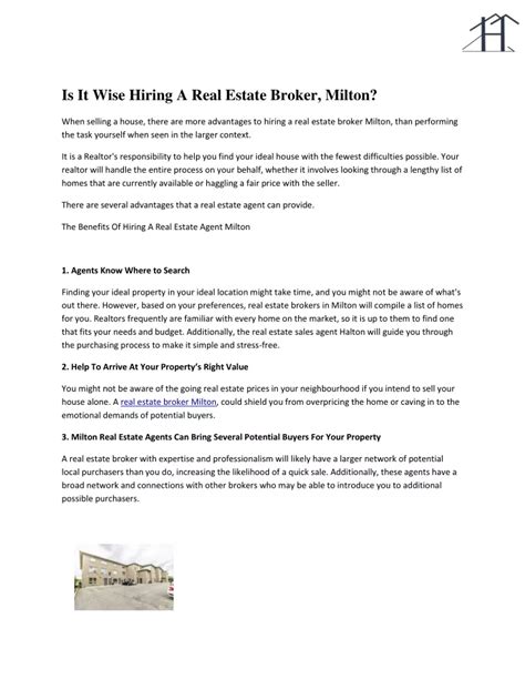 Ppt Real Estate Broker Milton Powerpoint Presentation Free Download