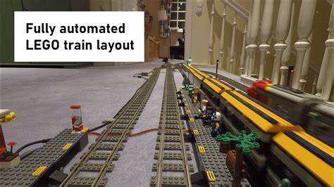 Fully Automated Lego Train Layout Youtube