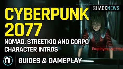 Nomad Streetkid And Corpo Lifepath Intros Cyberpunk 2077 Shacknews