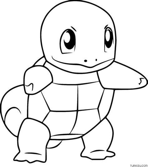 Pikachu And Squirtle Pokemon Surfing Coloring Page Turkau