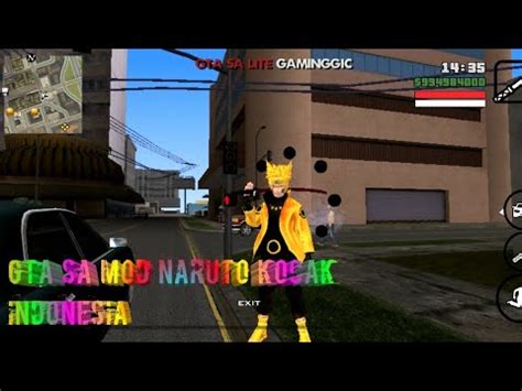 Main Gta Sa Mod Naruto Kocak Indonesia Super Ngakak Youtube