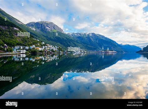 Odda Is A Town In Odda Municipality In Hordaland County Hardanger District In Norway Located