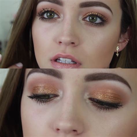 Burnt Gold Makeup Tutorial Kathleenlights Foursome X Colourpop Gold