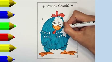 Como desenhar e pintar Galinha Pintadinha | Desenho para crianças ...