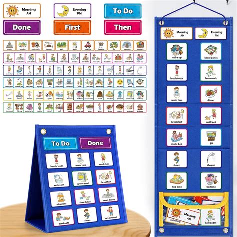 Amazon Torlam Horario Visual Para Ni Os Tabla De Rutinas Para