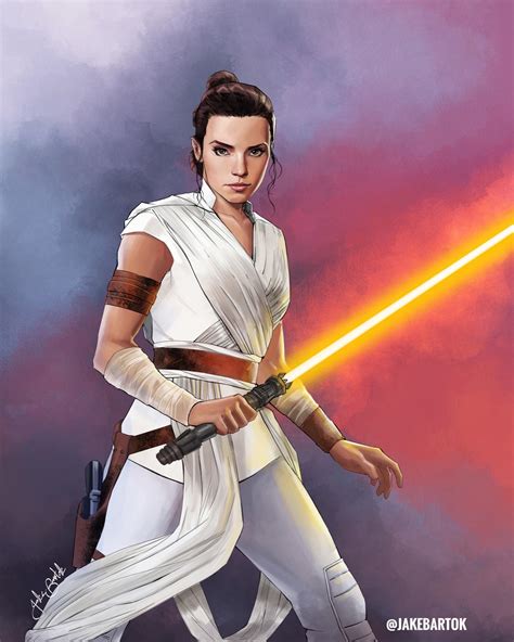 Rey With Double-Bladed Lightsaber By Gordon87 On DeviantArt, 49% OFF