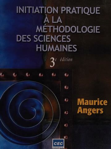 Initiation Pratique La M Thodologie Des Sciences Humaines Maurice