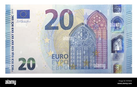 Neue Banknoten 20 Euro 2015 Stockfotografie Alamy