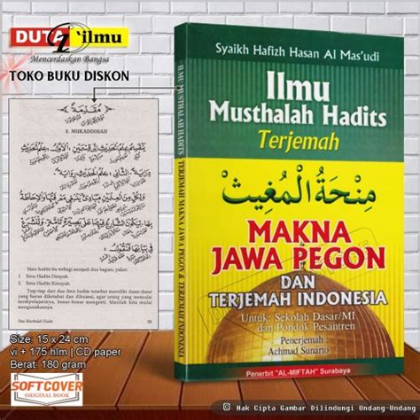 Jual Buku Kitab Terjemah Minhatul Mughits Makna Pegon Dan Indonesia