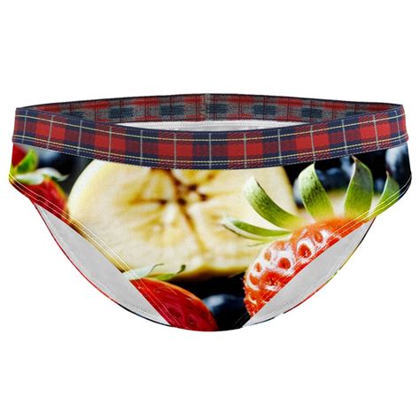 Brief Underwear Bikini Panties For Women Bikini Underwear M Strawberry Banana Blueberry