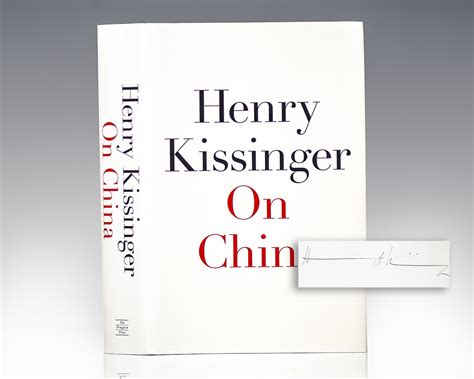 On China Henry Kissinger First Edition Signed