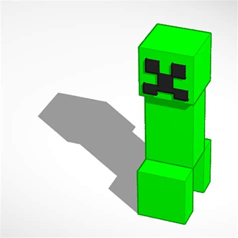 3d Printable Minecraft Creeper 3d Model By Vastcraft