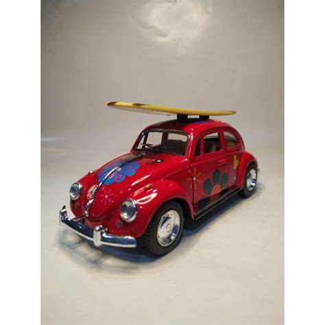 Miniatura De Fusca De Metal Prancha Escala Shopee Brasil