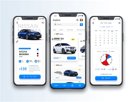 Rental Car App Free Sketch Resource Sketch Elements