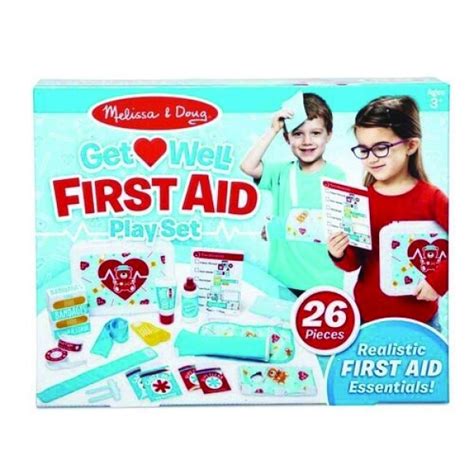 Melissa Doug Get Well First Aid Kit Play Set