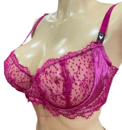 Victorias Secret Dream Angels Velvet Lace Unlined Push Up W O Pad Bra