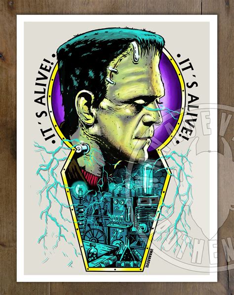 Frankenstein Monster (Boris Karloff) print | BwanaDevilArt