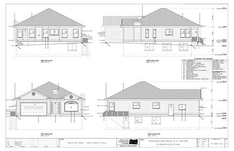 Perspective Floor Plan Residential House | Inspiring Home Design Idea