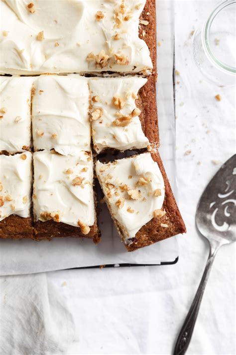 Carrot Sheet Cake With Cream Cheese Frosting Broma Bakery