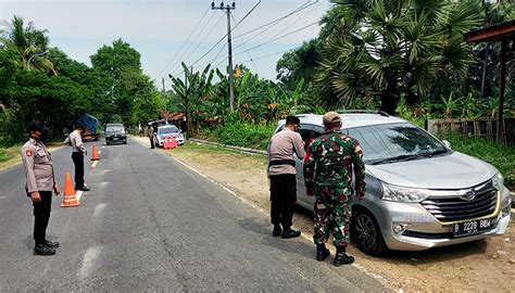 Hari Pertama Larangan Mudik Pos Pantau Perbatasan Pamekasan