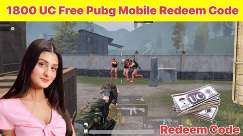 1800 UC Pubg Mobile Redeem Code Today Free UC Bgmi Redeem Code Today