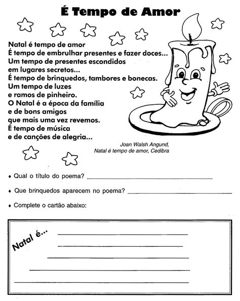 Atividades de Natal: Textos com interpretação!-ESPAÇO EDUCAR