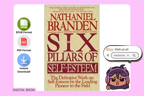 The Six Pillars Of Self Esteem By Nathaniel Branden English Etsy