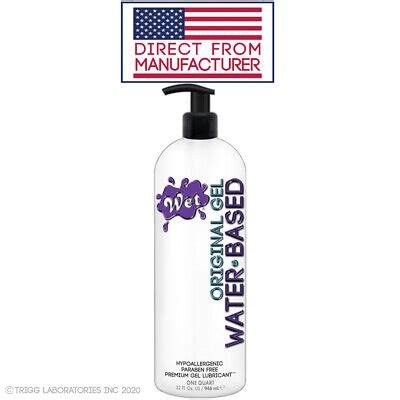 Wet Original Water Based Lube, 32 oz Pump Bottle Premium Personal Lubricant | eBay