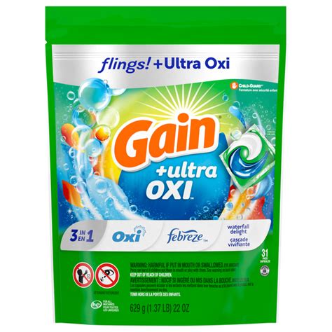 Save On Gain Flings Ultra Oxi N Waterfall Delight Laundry