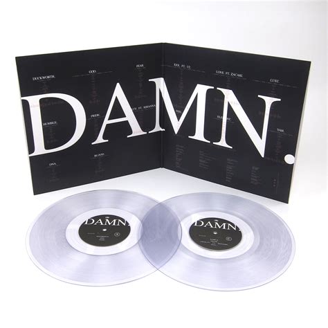 Kendrick Lamar: DAMN Collector's Edition (Clear Colored Vinyl) Vinyl 2 ...