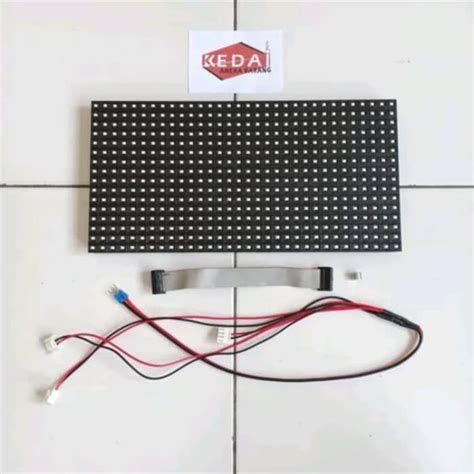 Jual Panel Module Modul Led P Dot Matrix Running Text Smd Biru Blue