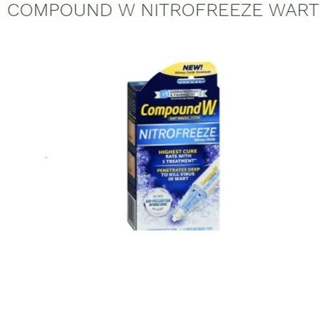 Compoundw Nitrofreeze Wart Remover Maximum Freeze Pen And 56 Off