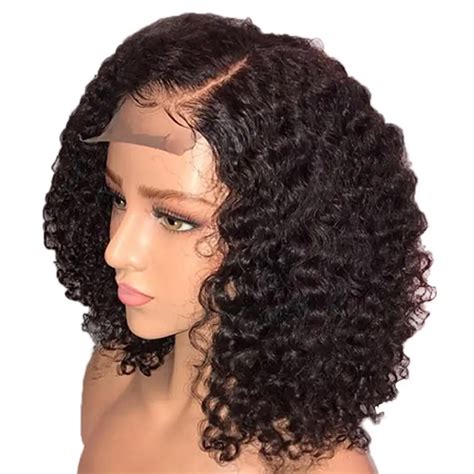 Deep Curly 360 Lace Frontal Wig 180 Full Lace Front Hair Wigs Cap For Women Short Bob Venvee