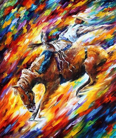 Cowboy Paintings Horse Wall Art On Canvas By #art #painting ...