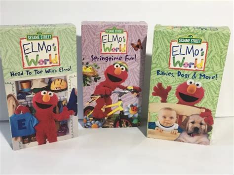 Sesame Street Vhs Elmo S World Head To Toe With Elmo Eur Hot Sex Picture