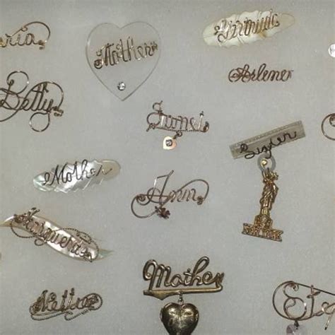 Vintage Name Pin Etsy