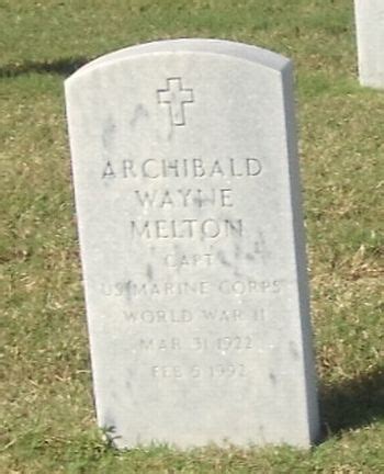 Archibald Wayne Melton Find A Grave Memorial