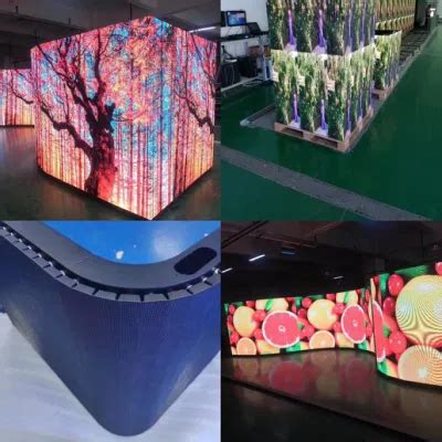 Full Color Indoor P Flexible Creative Smd Led Screen Billboard