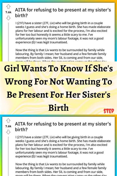 Lady Blasts Her Sister Over Hypothetical Pregnancy Artofit