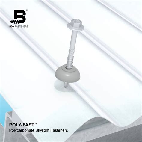 Polycarbonate Roofing Screw Vulcan POLY FAST Fasteners 46 OFF