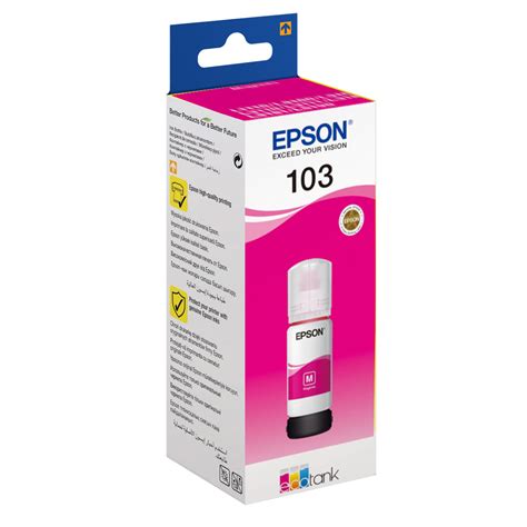 Epson 103 EcoTank Magenta 65ml Ink Bottle Amma Jordan Pc Circle