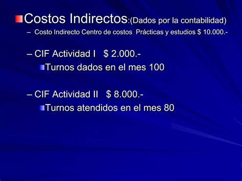 Sistema De Costeo Basado En Actividades Abc Ppt