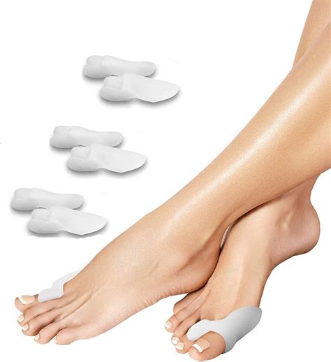 6er Set Hallux Valgus Zehenspreizer Zehen Schiene für Damen Herren