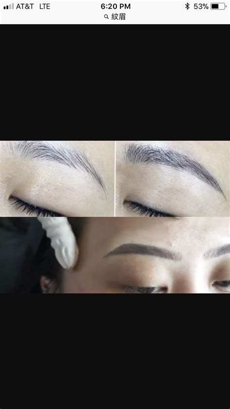 Microblading before after Asian Korean eyebrows | Korean eyebrows ...