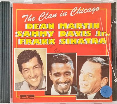 Dean Martin Sammy Davis Jr Frank Sinatra The Clan In Chicago Bit Mezat