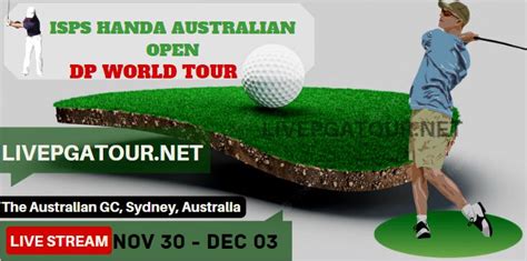 ISPS Handa Australian Open Golf Live Stream 2023: DP World T