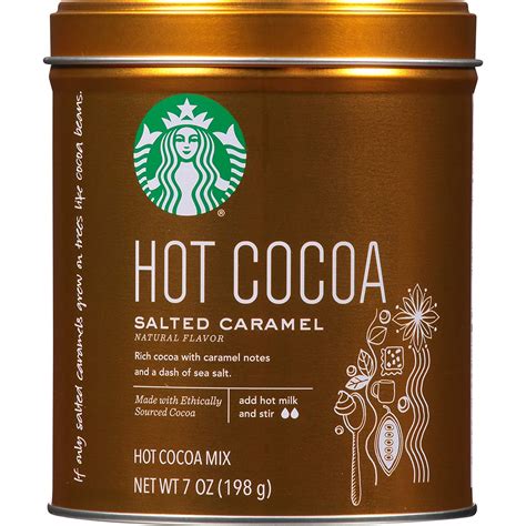 Amazon Starbucks Hot Cocoa Salted Caramel 7 Ounce Starbucks Salted Caramel Hot