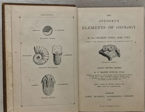 Sir Charles Lyell - The Student's Elements of Geology - - Catawiki