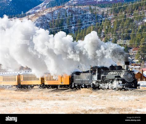 Durango And Silverton Narrow Gauge Railroad Colorado Usa Stock Photo