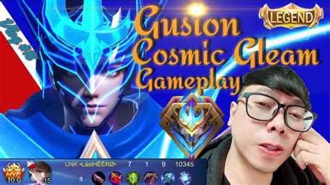 VLOG 18 GUSION GAMEPLAY LEGEND SKIN COSMIC GLEAM YouTube